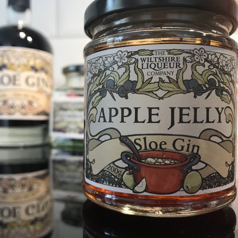 Sloe Gin Apple Jelly