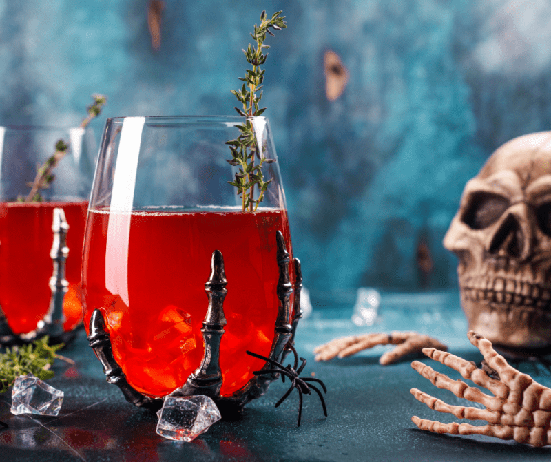 blood Moon Elixir Halloween cocktail
